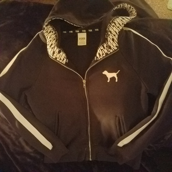 PINK Victoria's Secret Tops - Pink Vintage Logo Jacket